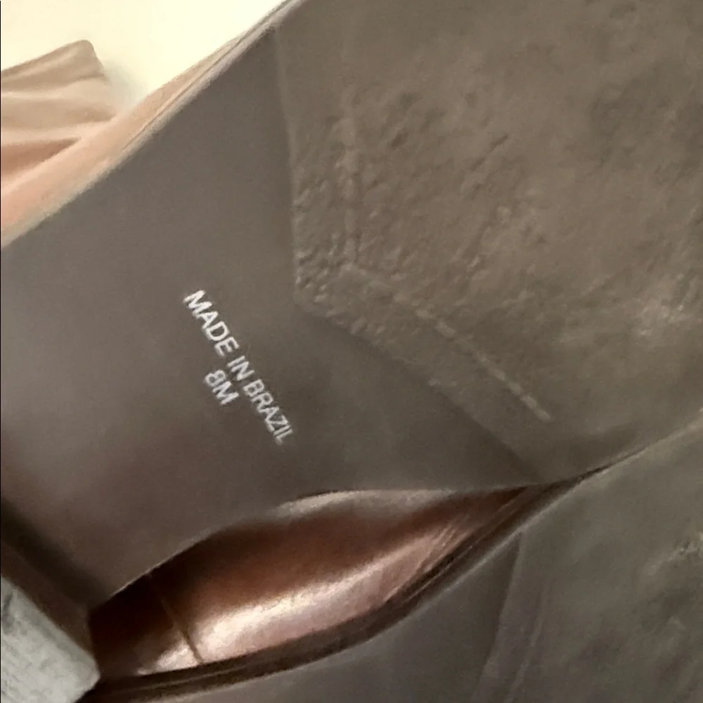 Steve Madden Sady Cognac Leather Knee High Boots Size 8 Medium